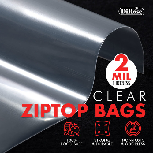 Bolsas Plásticas Transparentes Con Cierre Resellables Fuerte