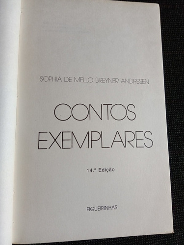Contos Exemplares Sophia De Mello Breyner Andresen