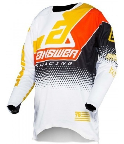  Jersey Answer Elite Korza Blk/wht/bus/org  Mtb