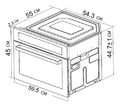 Microondas Grill Tecnolam H45mwcg Acero Inoxidable 40l 220v