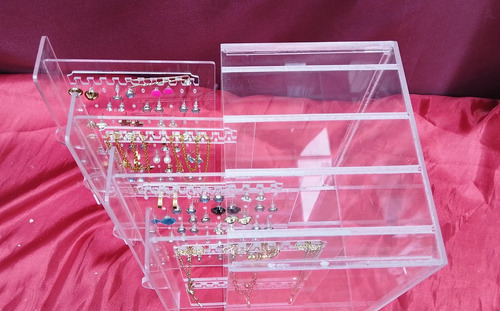 Organizador De Aretes Y Collares Joyero Deslizable