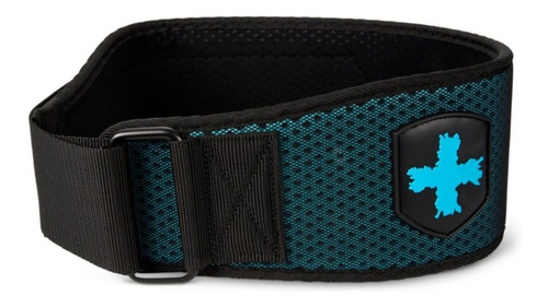 Cinturón Dama Gym Pesas Hexcore Belt Azul Harbinger Sport