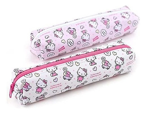 Hello Kitty Stationery - Estuche Rectangular Delgado Para Lá