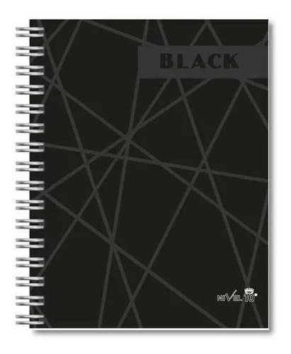 Cuaderno Tapa Dura A4 Nivel 10 Black 120 Hojas Rayadas