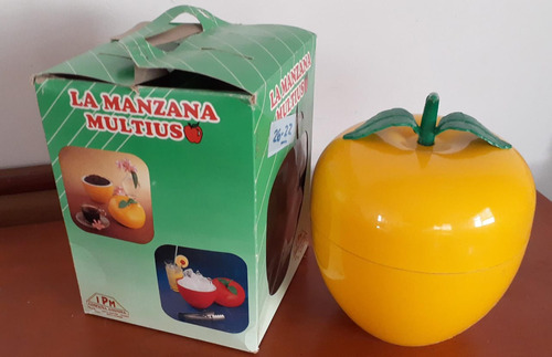 Manzana Hielera Plastico Recipiente Multiuso Hogar