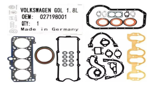Juego Empacadura Vw Golf Vento Gol Parati Saveiro Jetta 1.8