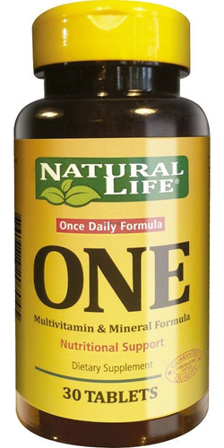 Natural Life One Multivitamínico X30 Tabletas 