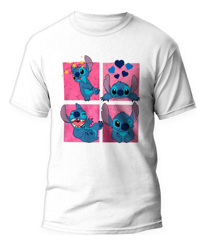 Camiseta Lilo E Stitch Desenho Animado Blusa Stitch 4