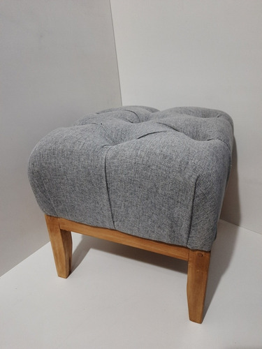Puff Con Bastidor De Madera