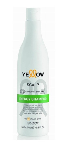 Shampoo Fortificante Anti Caída Yellow Scalp Energy 500 Ml