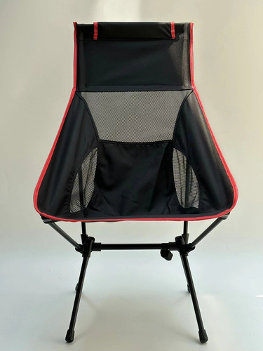 Silla De Playa Plegable Portátil Para Acampar Moon Chair Hgq Negro