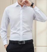 Comprar Camisas Slim Fit Entallados De Hombre Algodón Licra Slim Fit