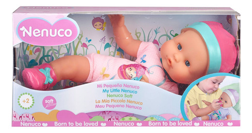 Muñeca Bebe Nenuco Soft C/chupete 30 Cm Int 11261 Orig