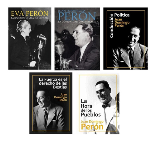 Pack X 5 Libros De Peronismo 