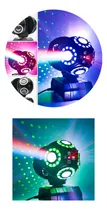 Comprar Cabeza Movil Doble Bola Laser Rgb Led Strip Fiesta Evento