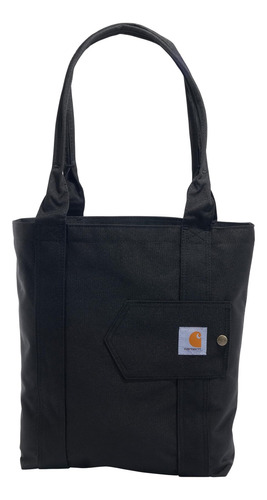 Carhartt Bolso Tote Abierto Vertical Negro