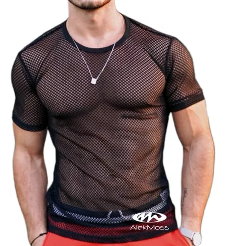 enseñar Escandaloso Extremo Camiseta Malla Hombre | MercadoLibre 📦