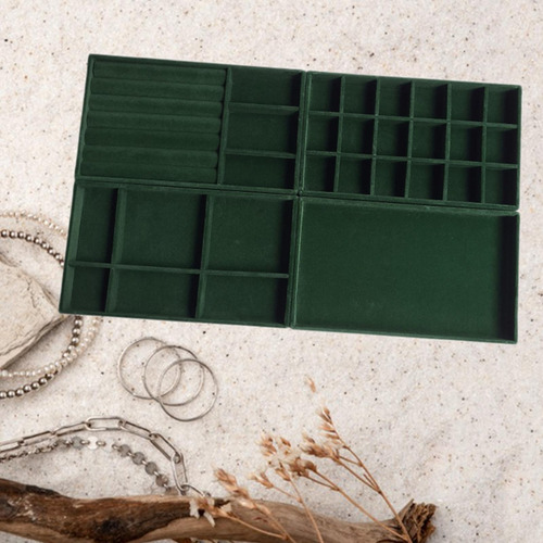 Organizador De Joyería Apilable De Joyería De 4 Piezas Con