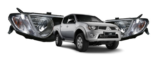 Par Opticos Delanteros Mitsubishi L200 2006-2014