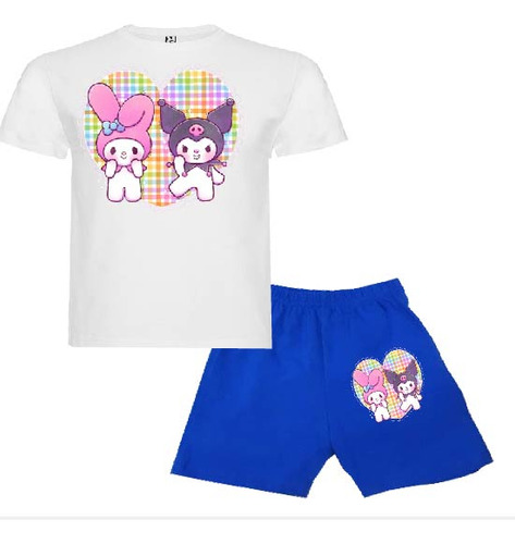 Pijama Corto Niñas Algodon Cinnamoroll Corazón
