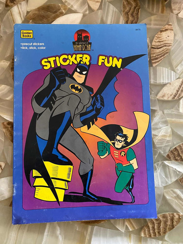 Sticker Fun Goldenbook Original Batman Libro Para Colorear