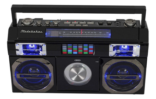 Studebaker Sb2145b Retro Street Bluetooth Boombox De Los Aos