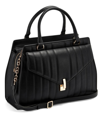 Bolsa Para Dama Tipo Satchel Nine West Negro Ngq118406