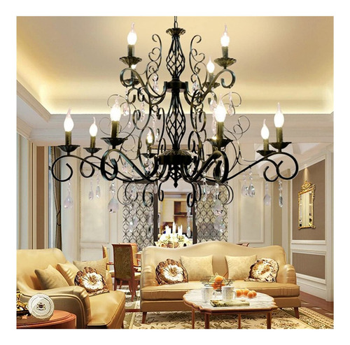 Candelabro Interior Voz Vida Led Bombilla Vela Lampara Luz