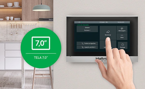 Terminal Video Porteiro Poe Ip Intelbras Tvip 3000 Wifi