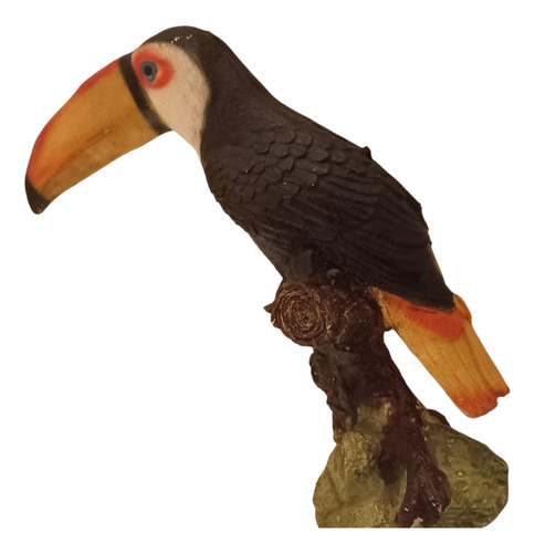 Figura Tucan Decorativa Set X 3. Jardín Y Casa Negro