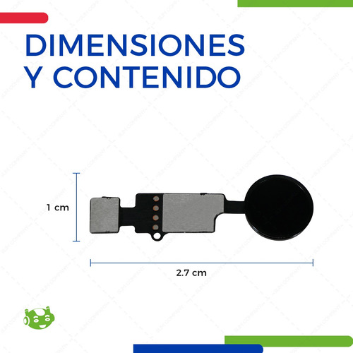 Flexor Boton Home Inicio Para iPhone 7 Plus A1661 A1784