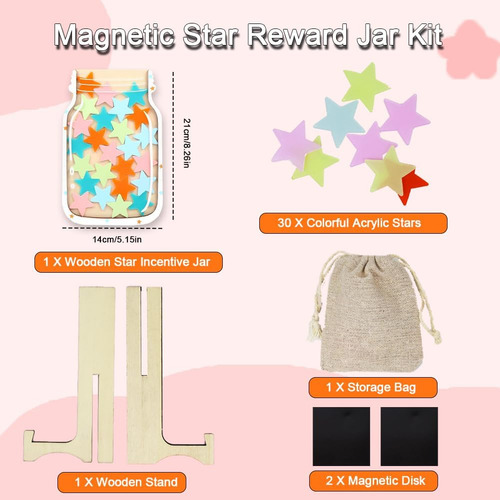Jar De Recompensas Magnéticas, Jar De Recompensa Para Niños