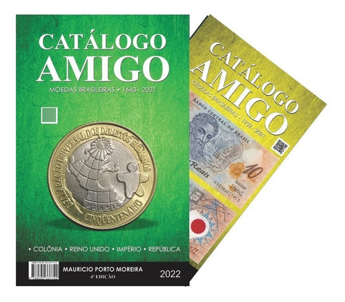 Catálogo Amigo 2022 Moedas E Cédulas - Frete Grátis