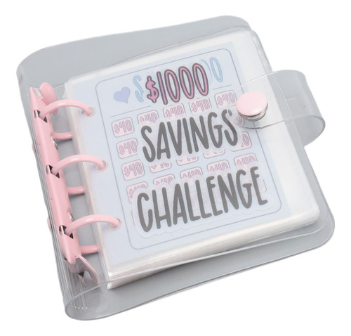 Mini Budget 1000 Savings Challenge, Multiusos, Pvc, Reutiliz