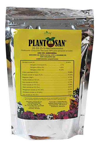 Fertilizante Plantosan X 500 Gr