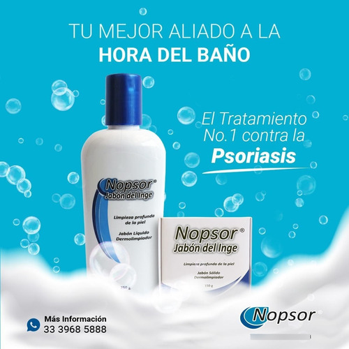 Nopsor Jabón / Shampoo Auxiliar Tx De Psoriasis
