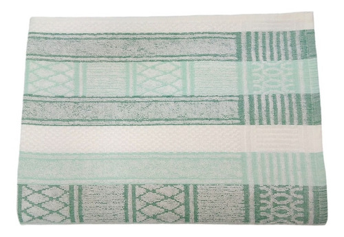 Toalla De Baño Jacquard La Josefina 100% Algodón Absorbente Color Verde Verde/verde