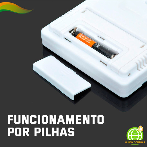 Relógio Termo Higrômetro Digital Com Sensor Externo Interno Medidor De Temperatura Umidade Ar Termômetro De Ambiente Tumblr