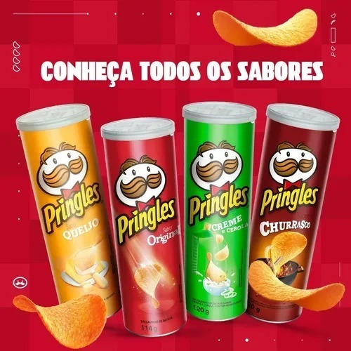 Imagem 4 de 4 de Batata Pringles Sabor Queijo 120g