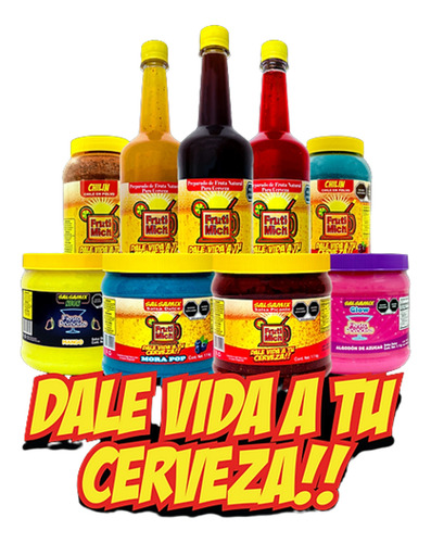 Salsa Frutimich Uva Pop Para Ricas Micheladas
