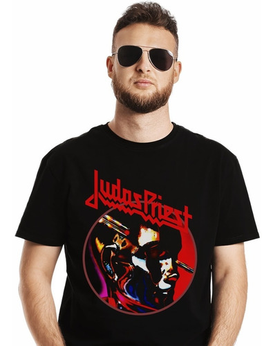 Polera Judas Priest Stained Class Metal Impresión Directa