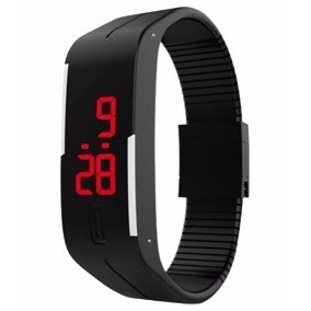 Reloj Touch Led Delgado,unisex, Moda, Deporte Negro 