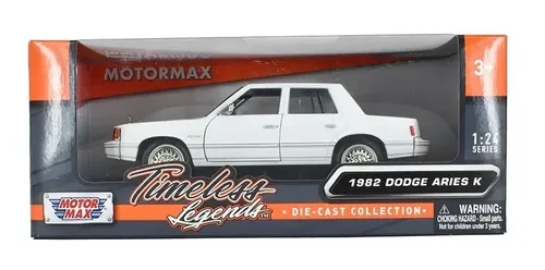 Dodge Aries Dart K 1982 1/24 Motormax Timeless Legends | MercadoLibre