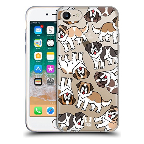 Head Case Designs St. Bernard Dog Breed Patterns 2 Soft Gel