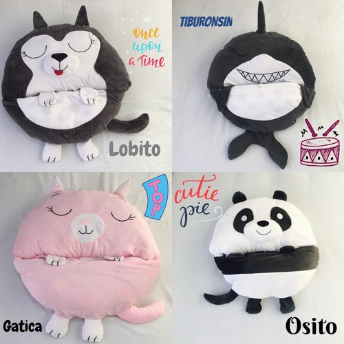 Bolsa Dormir - Cojin - Sleeping - Peluche Mariquita