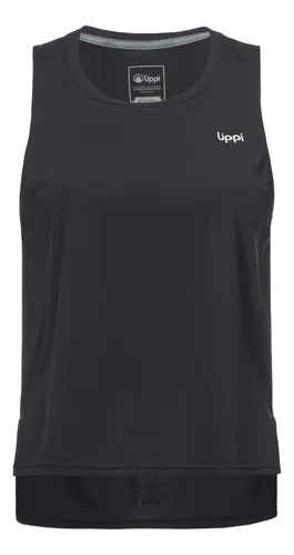 Polera Mujer Lippi Breeze Seamless T-shirt Grafito