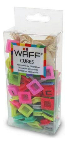 Cubos De Recarga Glitter Letras - Accesorios - Waff- 100 Car