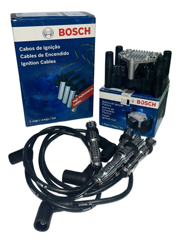 Kit Cables De Bujía + Bobina Bosch Gol Trend Voyage 1.6 8v