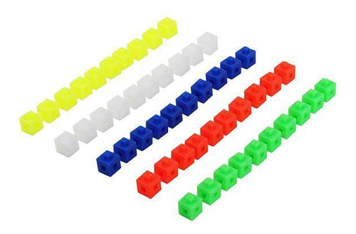 6 Paquete De 5-6 Bloques De Cubos De Matemáticas 6 Piezas