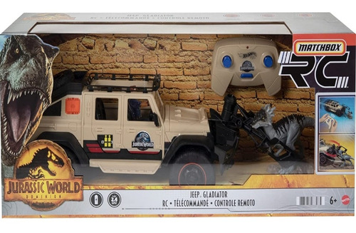 Carro Jeep Gladiator Control Remoto Jurassic World Dominion